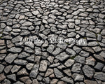 Salt & Pepper Cobblestone Floor by Lilly Bear Studio Props sold by Lilly Bear Studio Props, christmas - cobblestone - c
