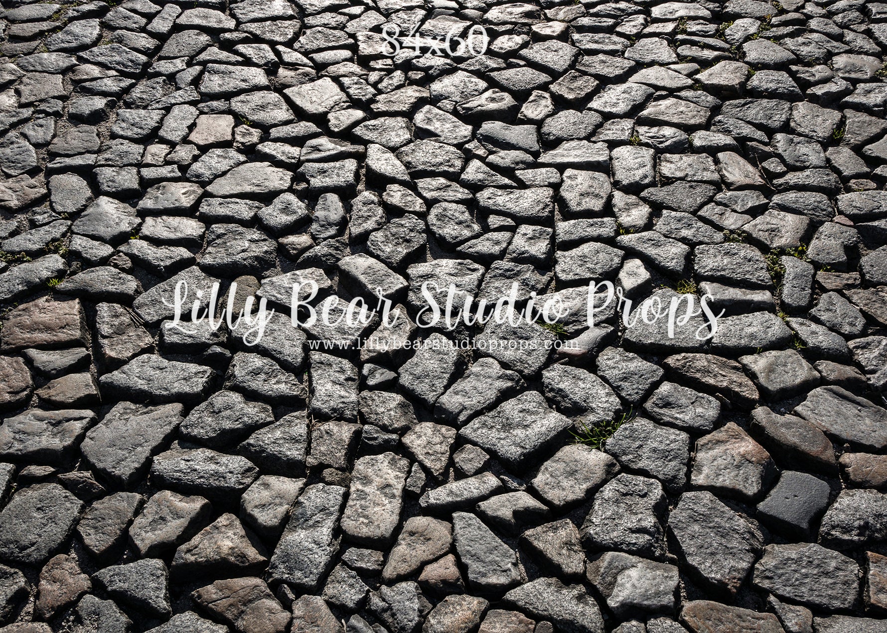 Salt & Pepper Cobblestone Floor by Lilly Bear Studio Props sold by Lilly Bear Studio Props, christmas - cobblestone - c