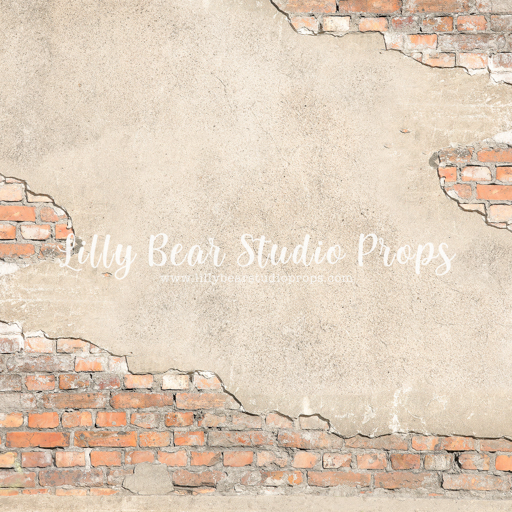 San Juan Brick by Lilly Bear Studio Props sold by Lilly Bear Studio Props, backdrop - brick - Brick Wall - distress gre
