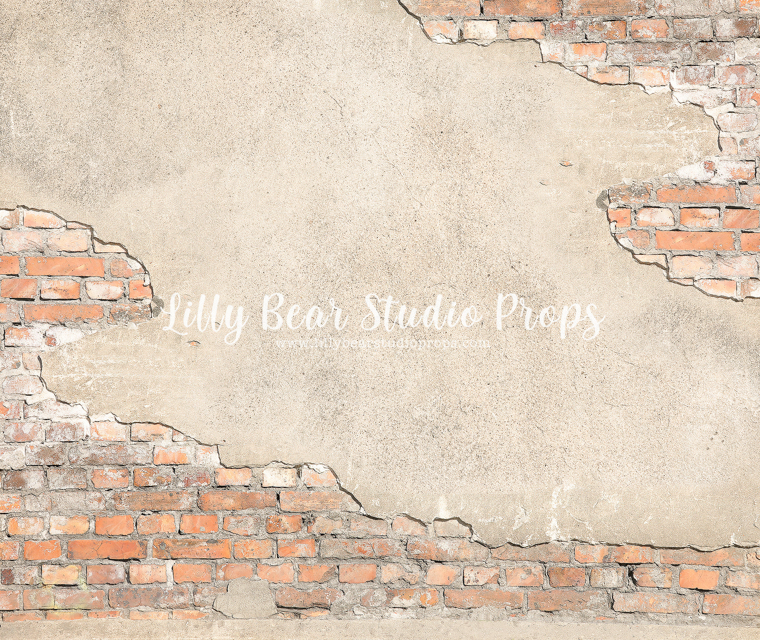 San Juan Brick by Lilly Bear Studio Props sold by Lilly Bear Studio Props, backdrop - brick - Brick Wall - distress gre