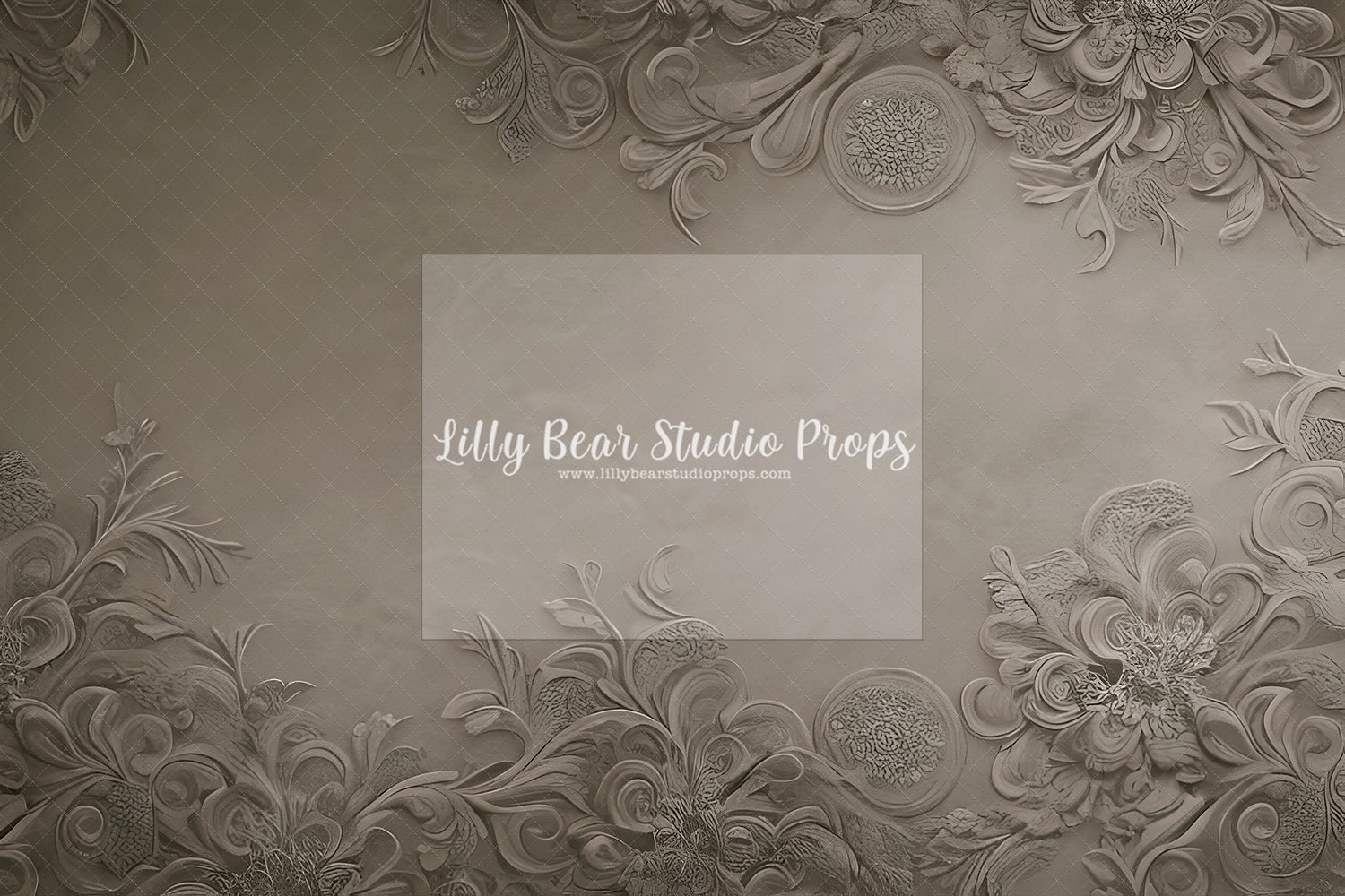 Sand Floral Swirl Texture