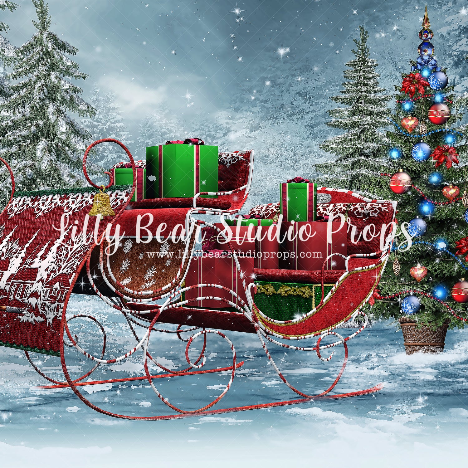 Santa's Christmas Journey by Lilly Bear Studio Props sold by Lilly Bear Studio Props, christmas - holiday