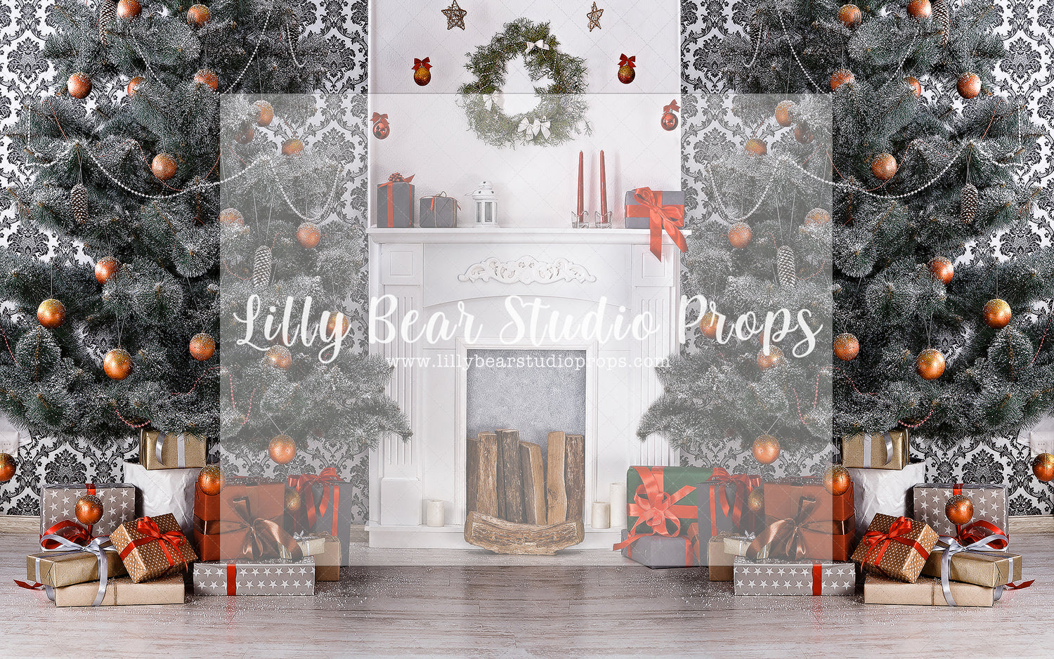 Santa's Living Room - Lilly Bear Studio Props, christmas, Cozy, Decorated, Festive, Giving, Holiday, Holy, Hopeful, Joyful, Merry, Peaceful, Peacful, Red & Green, Seasonal, Winter, Xmas, Yuletide