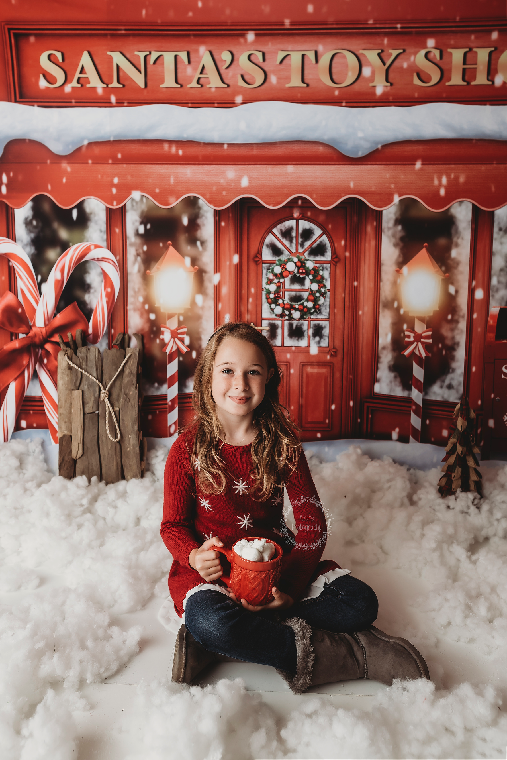 Santa's Toy Shop by Jessica Ruth Photography sold by Lilly Bear Studio Props, candy cane - christmas - christmas gifts