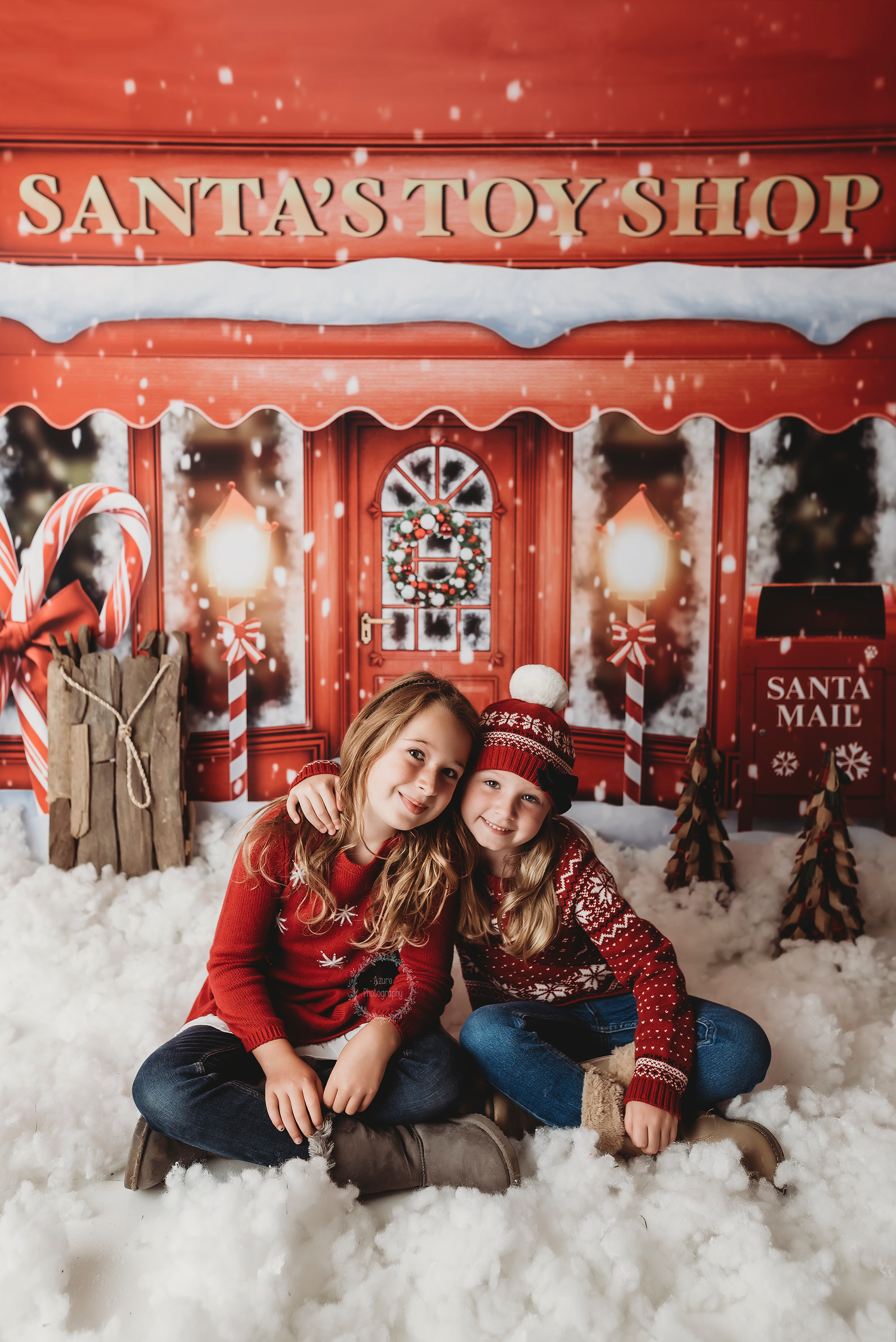 Santa's Toy Shop by Jessica Ruth Photography sold by Lilly Bear Studio Props, candy cane - christmas - christmas gifts