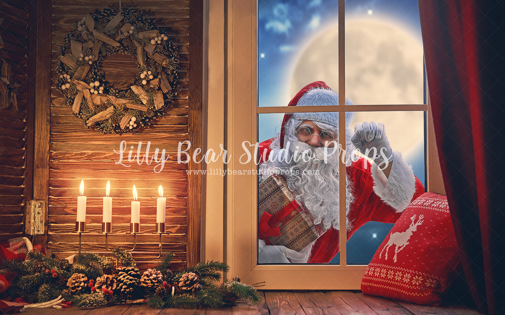 Santa's Knocking by Lilly Bear Studio Props sold by Lilly Bear Studio Props, christmas - holiday
