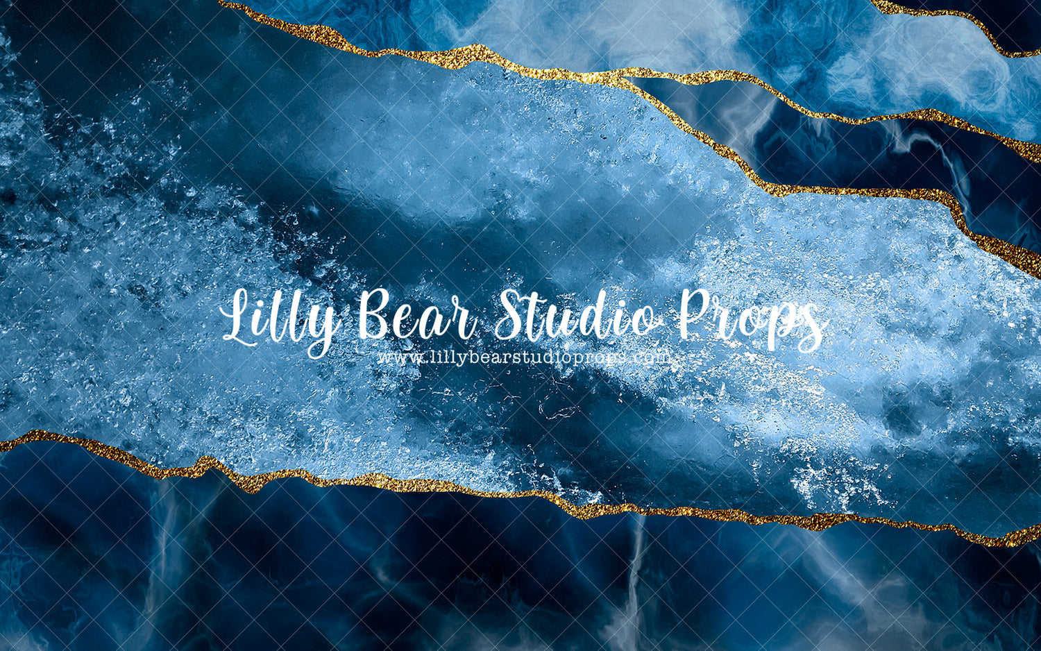Sapphire Geode - Lilly Bear Studio Props, design, fine art, floral, geode, geode design, girls, hand painted, marble, marble effect, quartz, sapphire, sapphire geode
