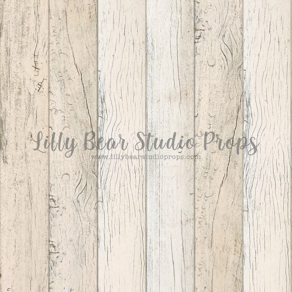 Sawyer Vertical Wood Planks Floor by Lilly Bear Studio Props sold by Lilly Bear Studio Props, barn - barn wood - cream