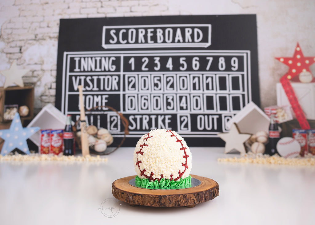 Strike Out by Karissa Knowles Photography sold by Lilly Bear Studio Props, ball game - baseball - baseball balls - base