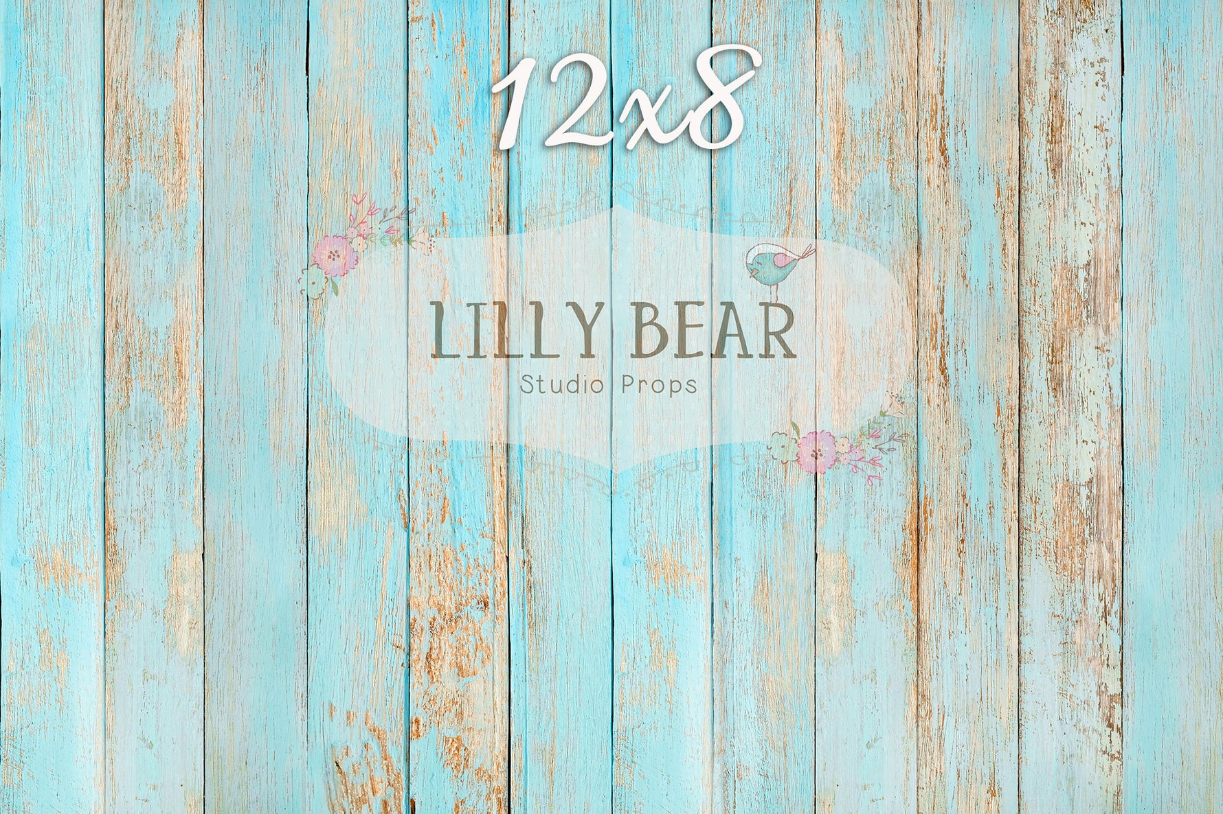 Sea Side Vertical Wood Planks Floor - Lilly Bear Studio Props, FABRICS, FLOORS, mat floors