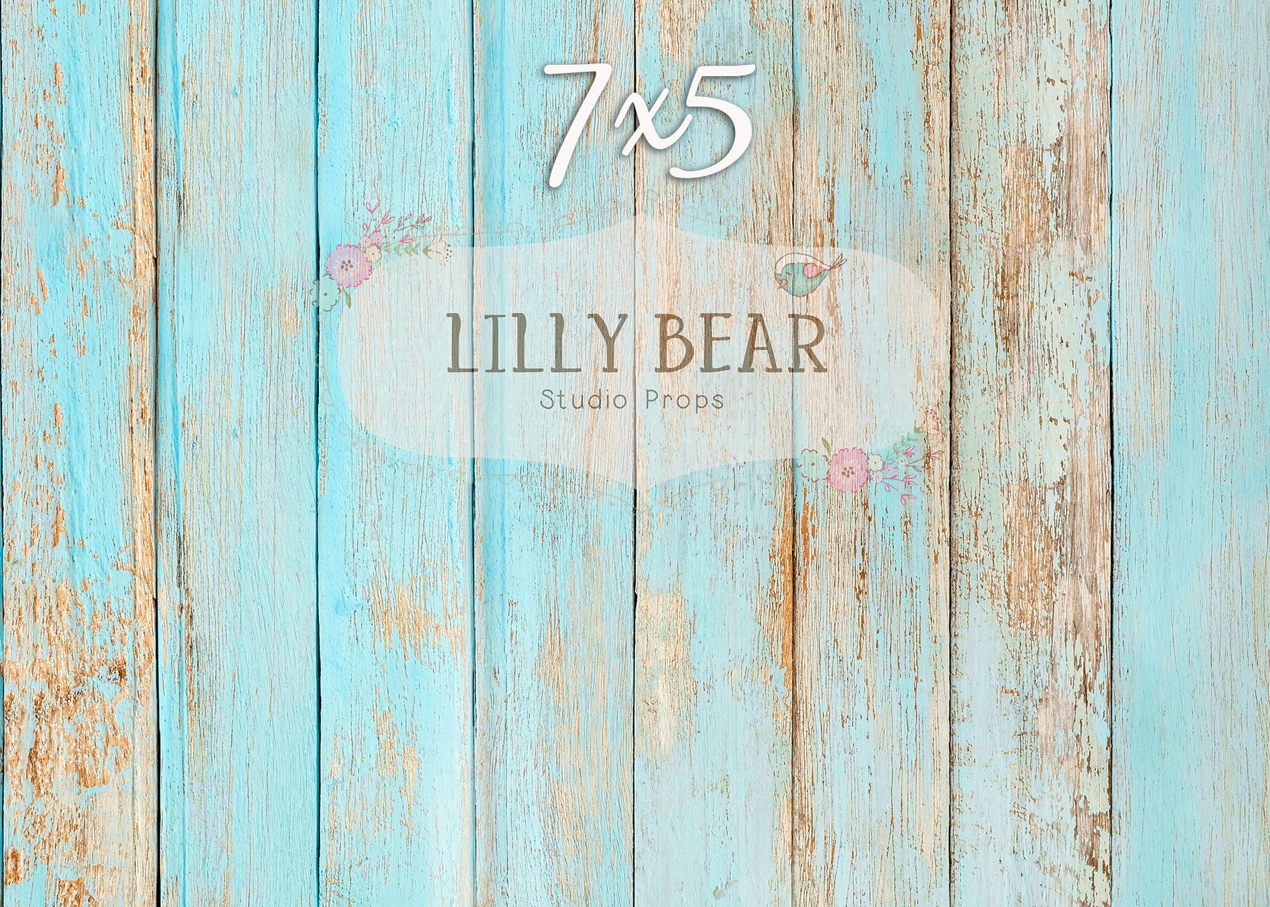 Sea Side Vertical Wood Planks Floor - Lilly Bear Studio Props, FABRICS, FLOORS, mat floors