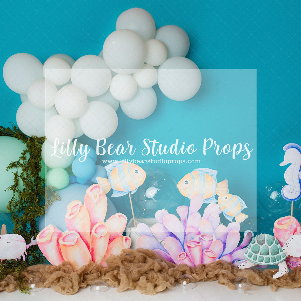 Sea Creatures - Lilly Bear Studio Props, blue seashells, deep blue sea, deep sea, pink seashells, sea, sea sand, sea shell, sea turtle, sea weed, sea world, seashell, under the sea, under the sea girl, under water, undersea, underwater, underwater bubbles