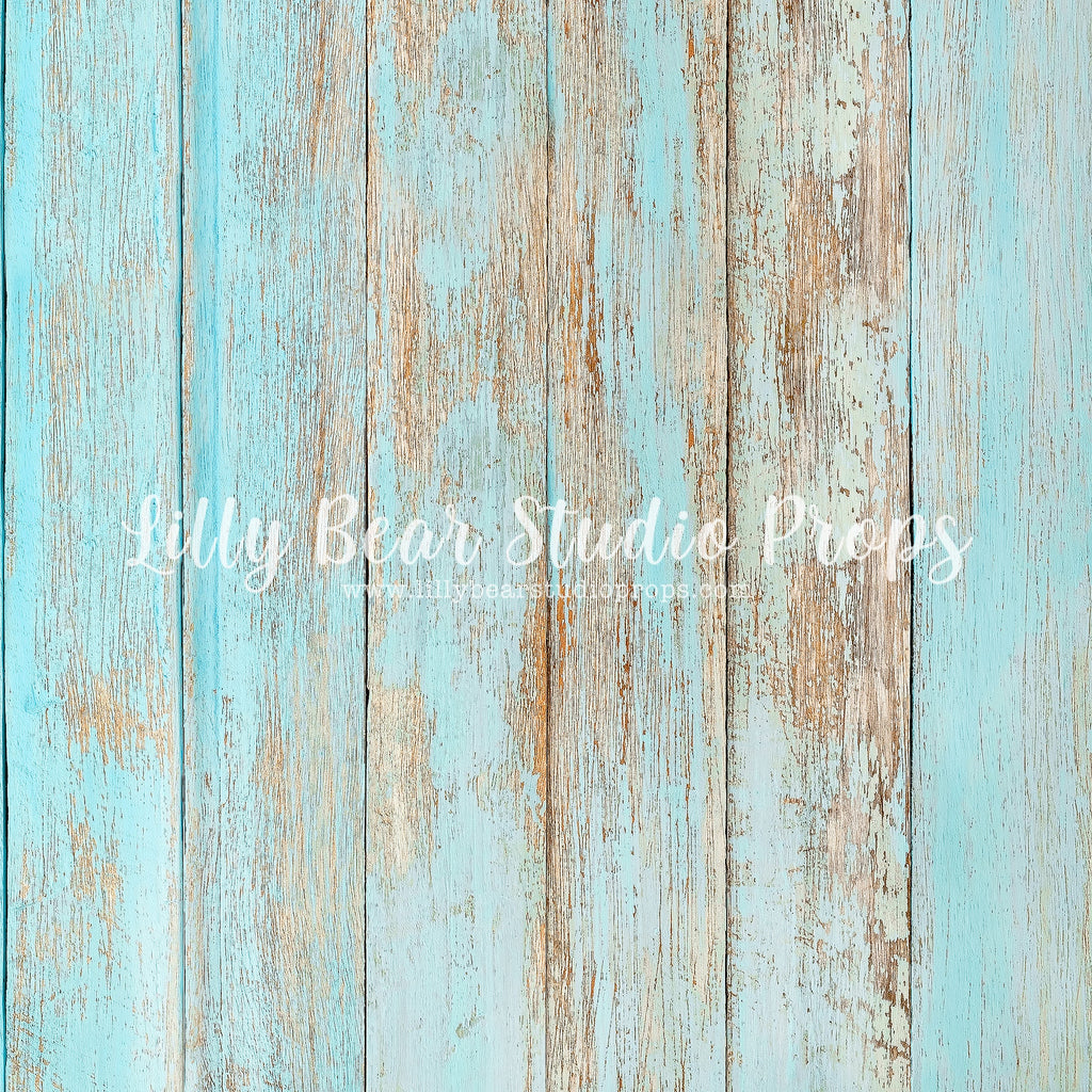 Sea Side Planks Neoprene - Lilly Bear Studio Props, barn wood, beach, beach wood, blue wood, chalk wood, distressed, distressed planks, distressed wood, FLOORS, island, LB Pro, pro floor, pro floordrop, rustic wood, teal wood, wood planks