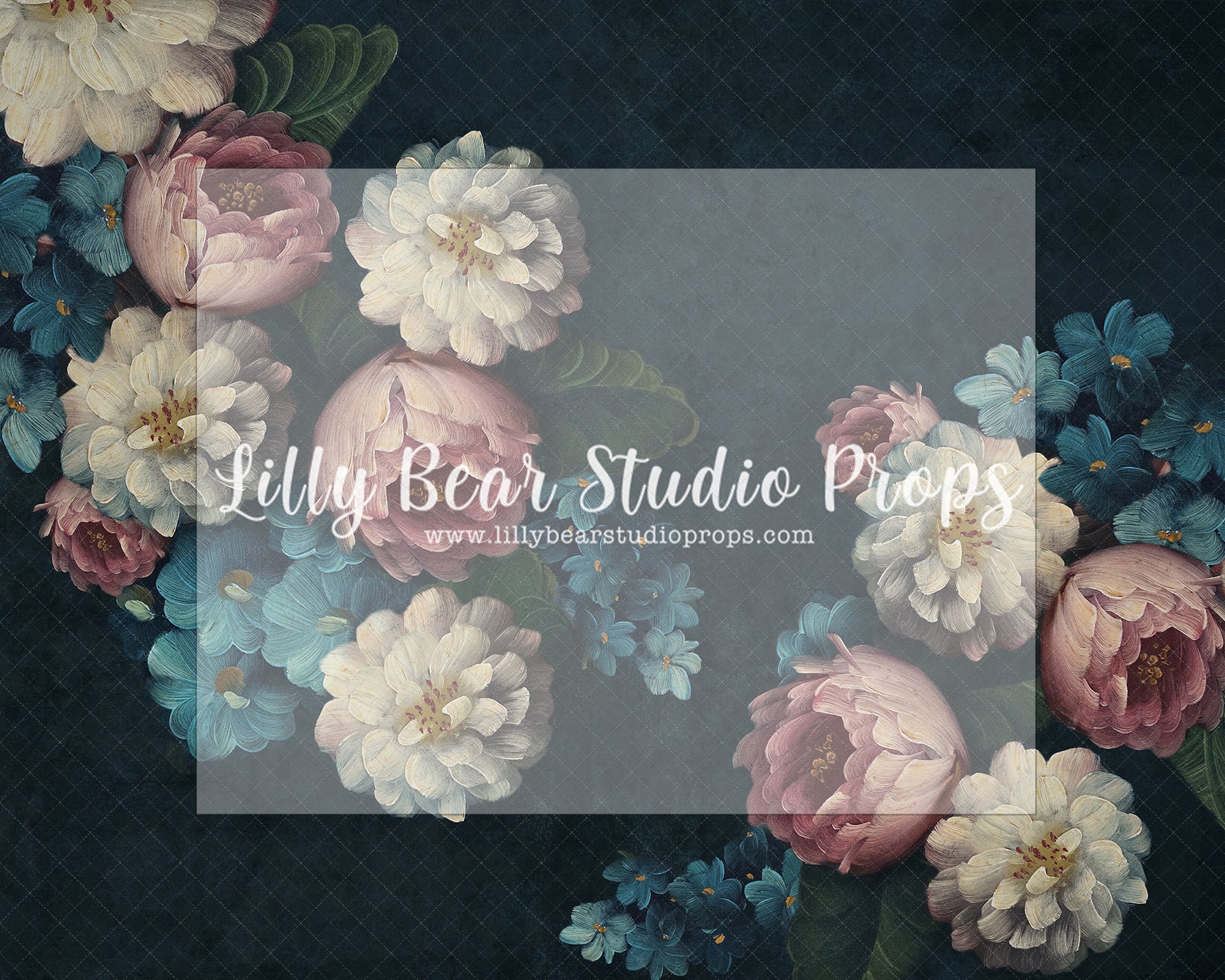 Serenity - Lilly Bear Studio Props, fine art, floral, girls, hand painted