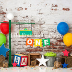 Friendly Street "ONE" - Lilly Bear Studio Props, big bird, burt, cookie monster, cookie monter, elmo, ernie and bert, FABRICS, oscar the grouch, seasme street, sesame street