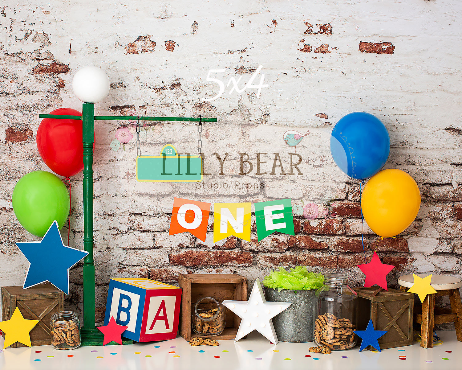 Friendly Street "ONE" - Lilly Bear Studio Props, big bird, burt, cookie monster, cookie monter, elmo, ernie and bert, FABRICS, oscar the grouch, seasme street, sesame street