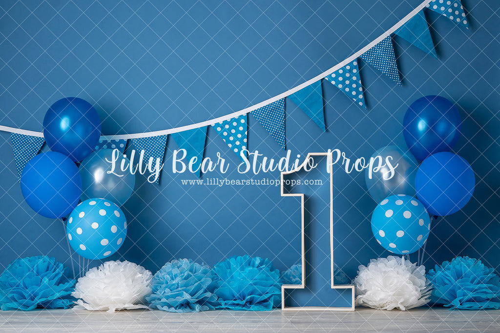 Shades of Blue Birthday by Jessica Ruth Photography sold by Lilly Bear Studio Props, balloon - balloons - birthday - bl