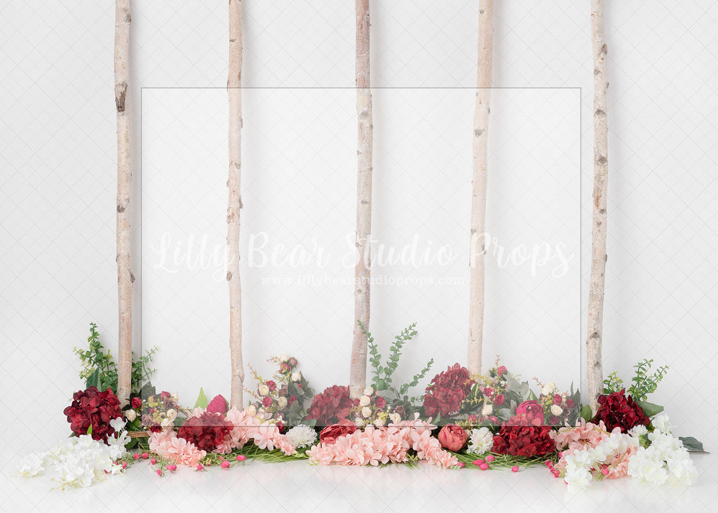 Shades of Rose Branches - Lilly Bear Studio Props, blush flowers, boho spring, boho teepee, FABRICS, flower garden, flower window, flowers, spring, spring flowers, spring garden, spring window, teepee, teepee tent