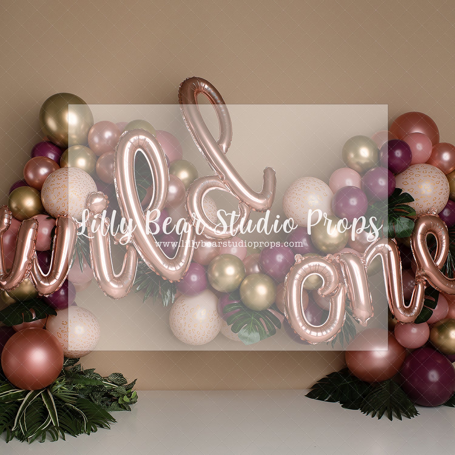 She's a wild one by E Newton - Lilly Bear Studio Props, into the jungle, island jungle, jungle, jungle animals, jungle balloon wall, jungle balloons, jungle book, jungle first birthday, jungle island, jungle leaves, jungle one, jungle palms, jungle party, jungle safari party, jungle vines, jungle wall, little wild one, metalic balloons, metallic balloon, metallic balloons, welcome to the jungle, wild jungle, wild one, wild one girl
