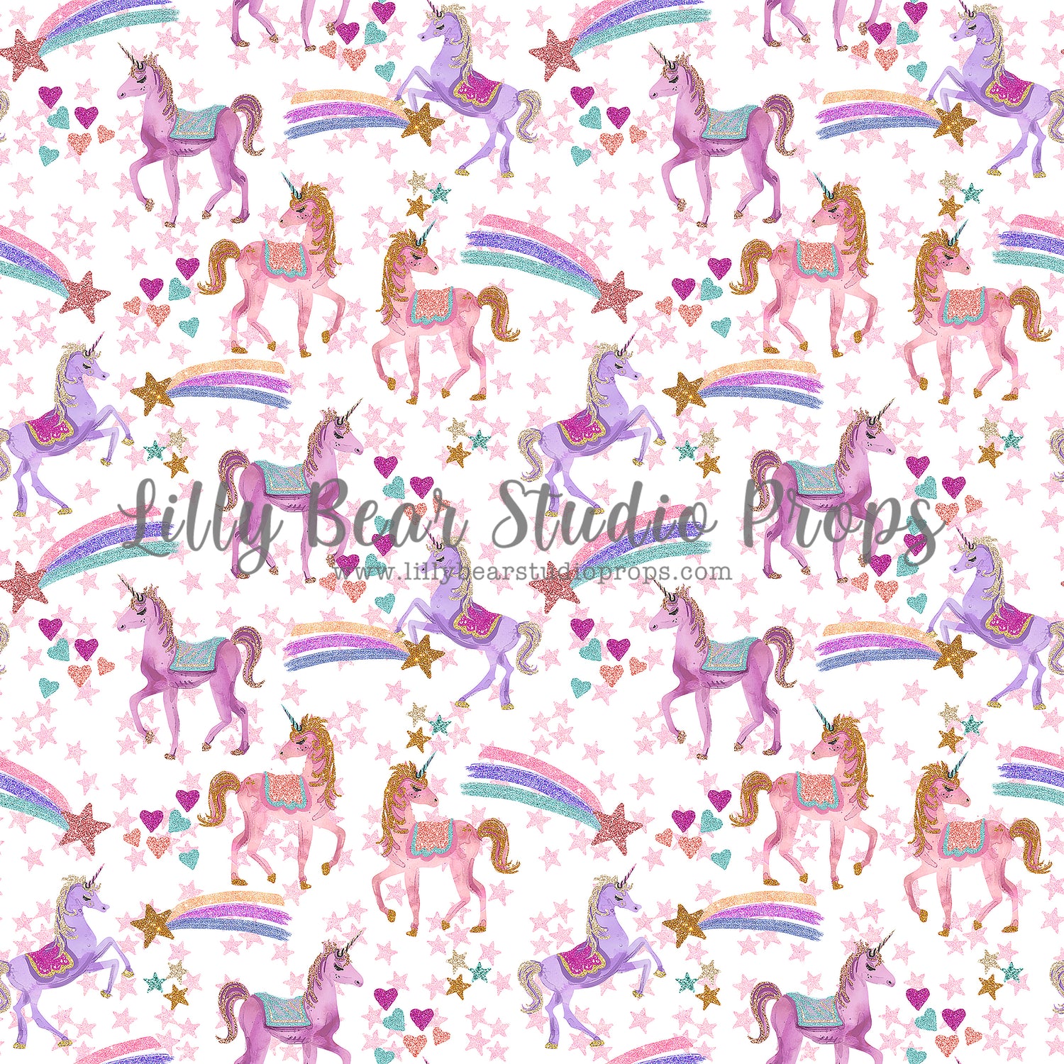Shooting Stars & Glitter Hearts by Lilly Bear Studio Props sold by Lilly Bear Studio Props, animal - circus - circus ho