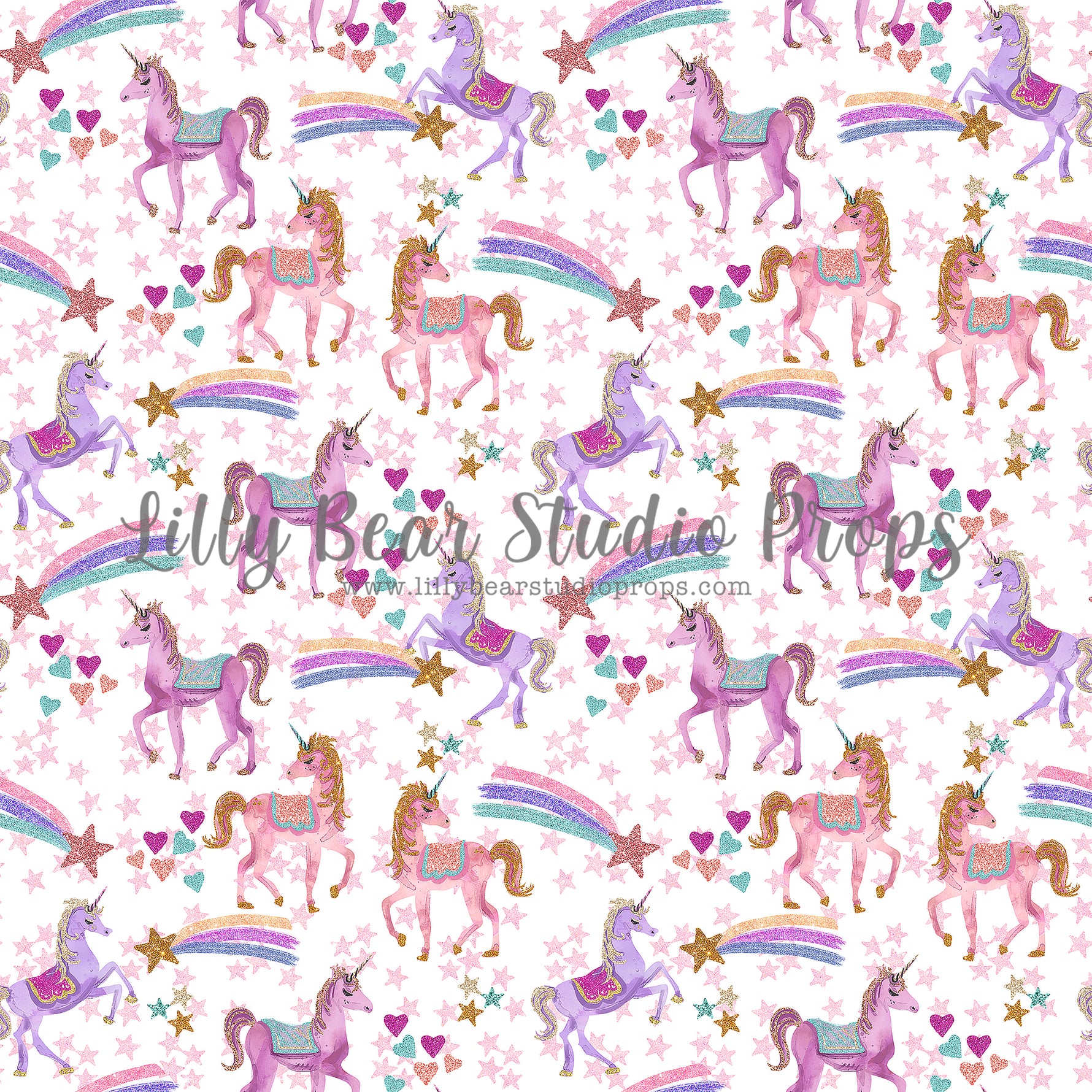 Shooting Stars & Glitter Hearts by Lilly Bear Studio Props sold by Lilly Bear Studio Props, animal - circus - circus ho