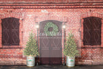 Simple Holiday Alley Entry - Lilly Bear Studio Props, christmas, Cozy, Decorated, Festive, Giving, Holiday, Holy, Hopeful, Joyful, Merry, Peaceful, Peacful, Red & Green, Seasonal, Winter, Xmas, Yuletide