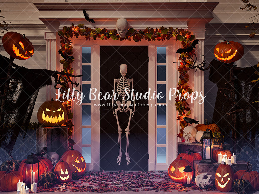 Skeleton Key Entry by Lilly Bear Studio Props sold by Lilly Bear Studio Props, autumn leaves - bat - bats - black bats