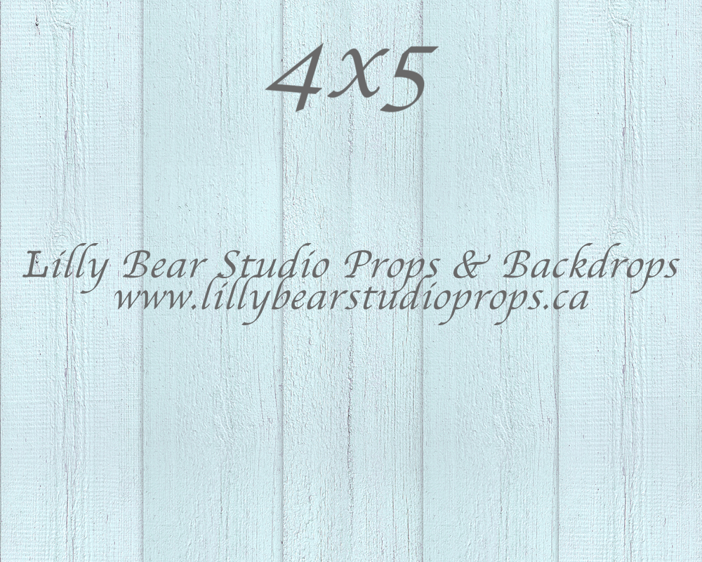 Sky Vertical Wood Planks Neoprene - Lilly Bear Studio Props, barn, barn wood, blue, boy, cream, dark wood, easter, FLOORS, LB Pro, pastel, pro floor, pro floordrop, rustic wood, spring, yellow