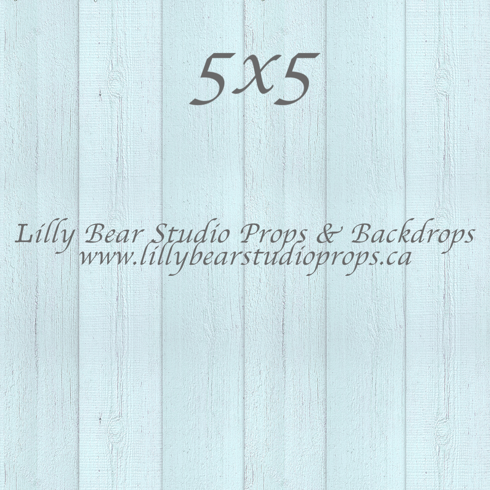 Sky Vertical Wood Planks Neoprene - Lilly Bear Studio Props, barn, barn wood, blue, boy, cream, dark wood, easter, FLOORS, LB Pro, pastel, pro floor, pro floordrop, rustic wood, spring, yellow