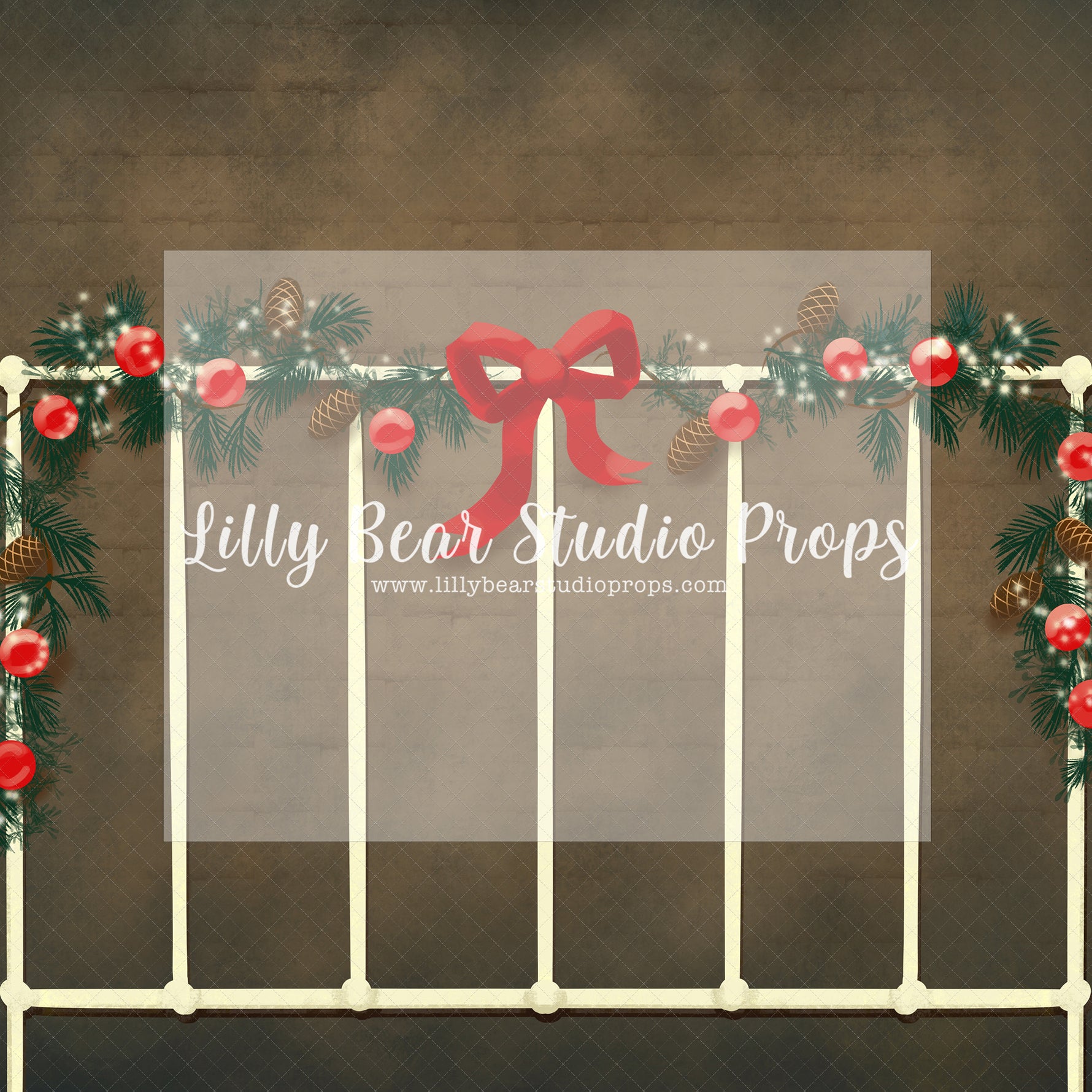 Sleeps Till Christmas Brick - Lilly Bear Studio Props, christmas, Cozy, Decorated, Festive, Giving, Holiday, Holy, Hopeful, Joyful, Merry, Peaceful, Peacful, Red & Green, Seasonal, Winter, Xmas, Yuletide