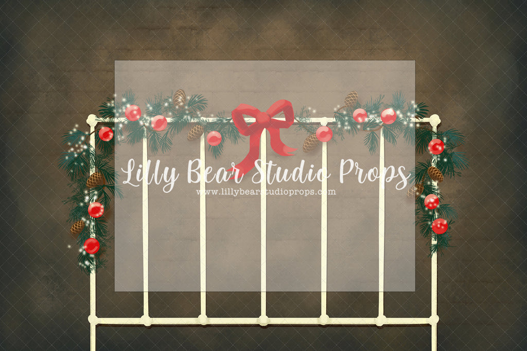 Sleeps Till Christmas Brick - Lilly Bear Studio Props, christmas, Cozy, Decorated, Festive, Giving, Holiday, Holy, Hopeful, Joyful, Merry, Peaceful, Peacful, Red & Green, Seasonal, Winter, Xmas, Yuletide