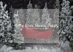 Sleigh Me Away - Lilly Bear Studio Props, christmas, Cozy, Decorated, Festive, Giving, Holiday, Holy, Hopeful, Joyful, Merry, Peaceful, Peacful, Red & Green, Seasonal, Winter, Xmas, Yuletide