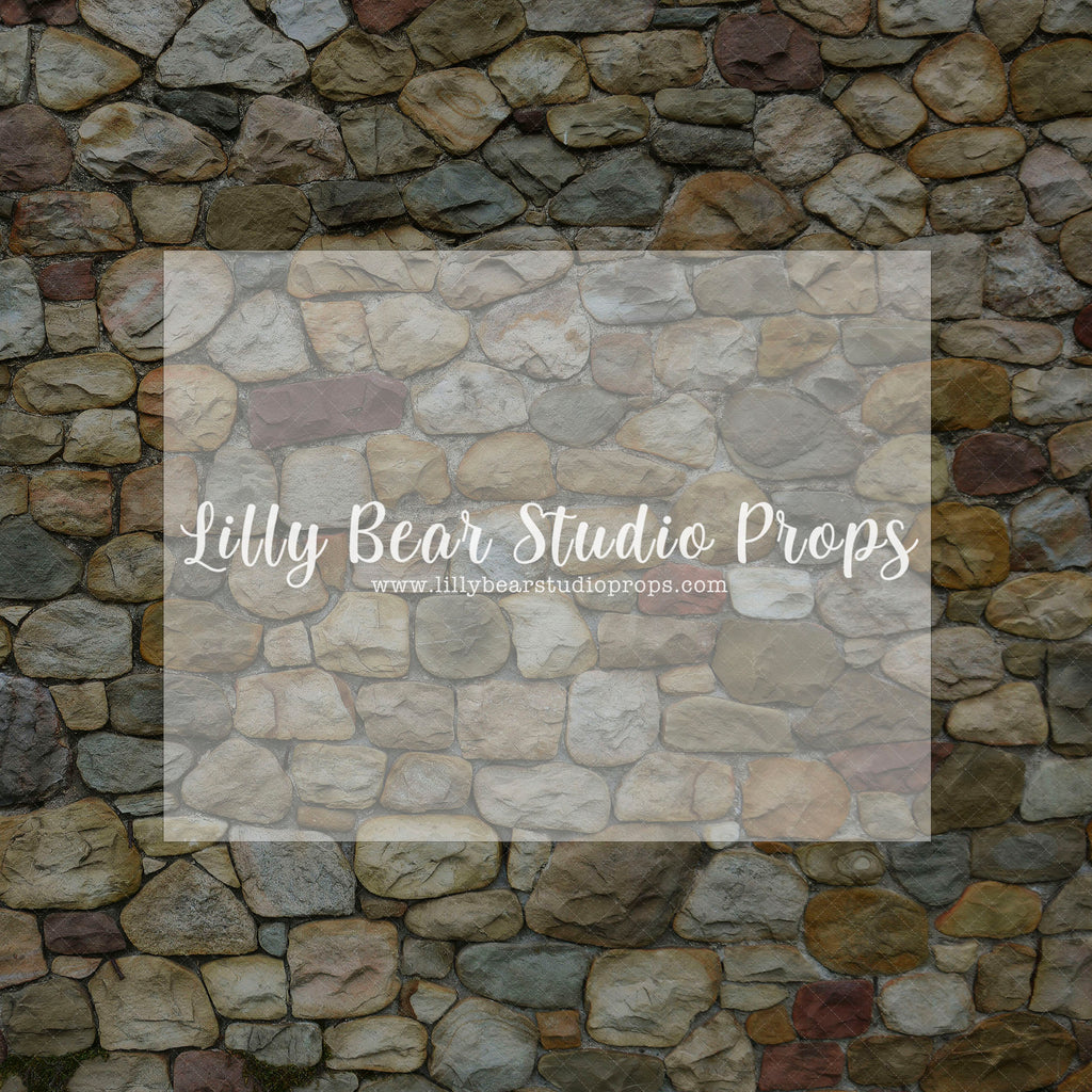 Smokey Cobblestone Floor - Lilly Bear Studio Props, cobble stone, fabric, FLOORS, mat, neo, stone, vinyl, walkway