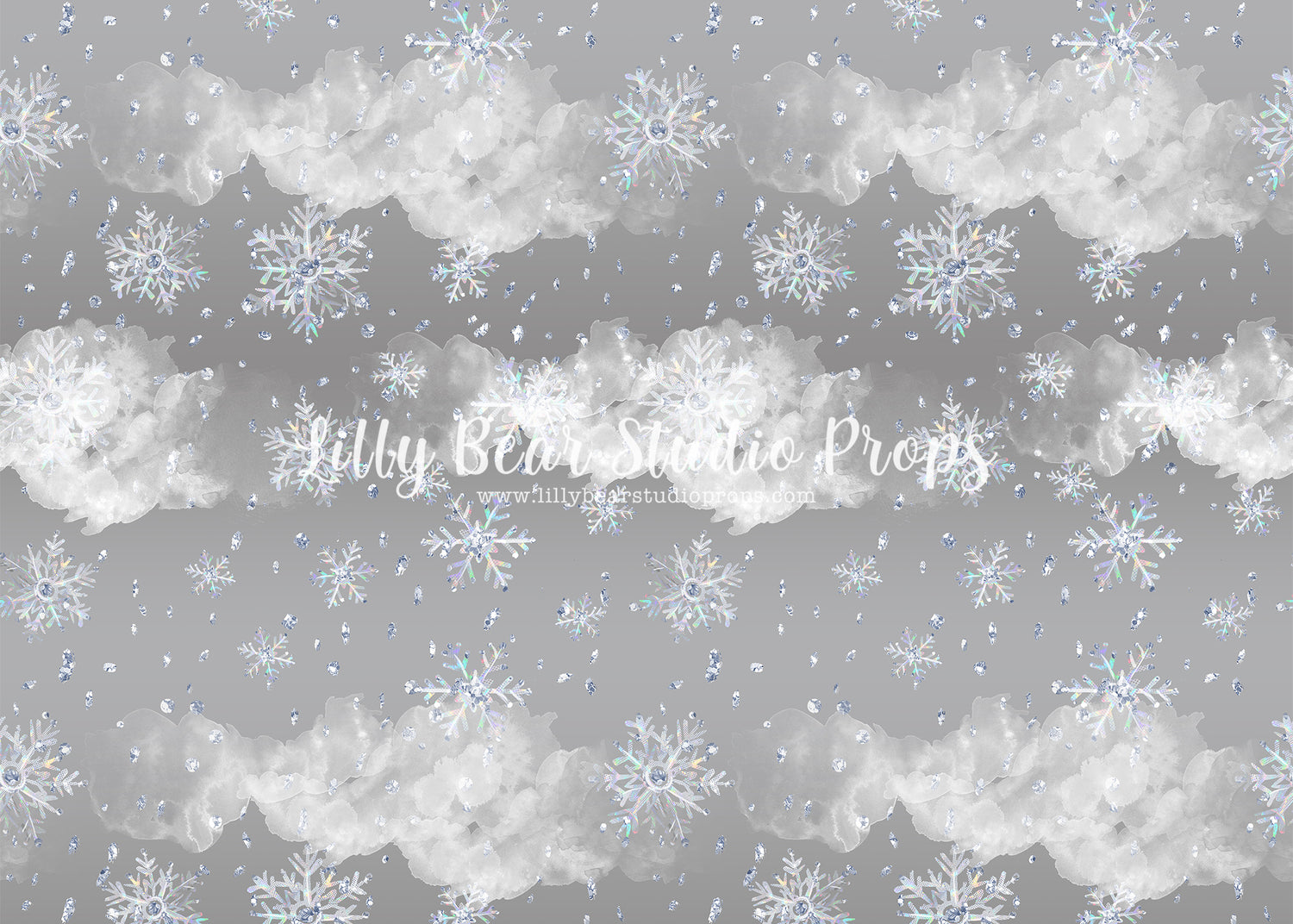 Snowing Diamonds by Lilly Bear Studio Props sold by Lilly Bear Studio Props, birch trees - blue - diamond - diamonds