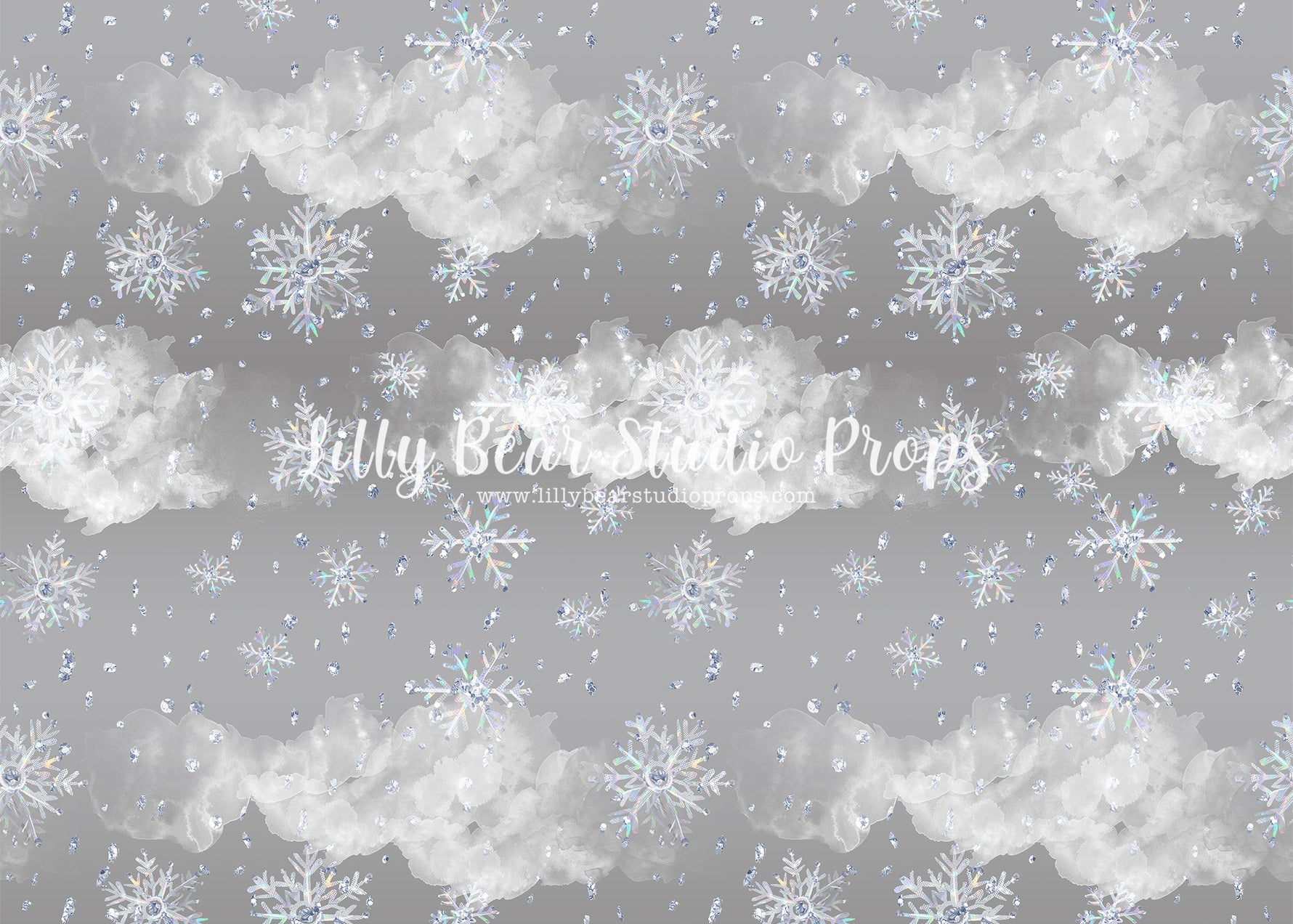 Snowing Diamonds by Lilly Bear Studio Props sold by Lilly Bear Studio Props, birch trees - blue - diamond - diamonds