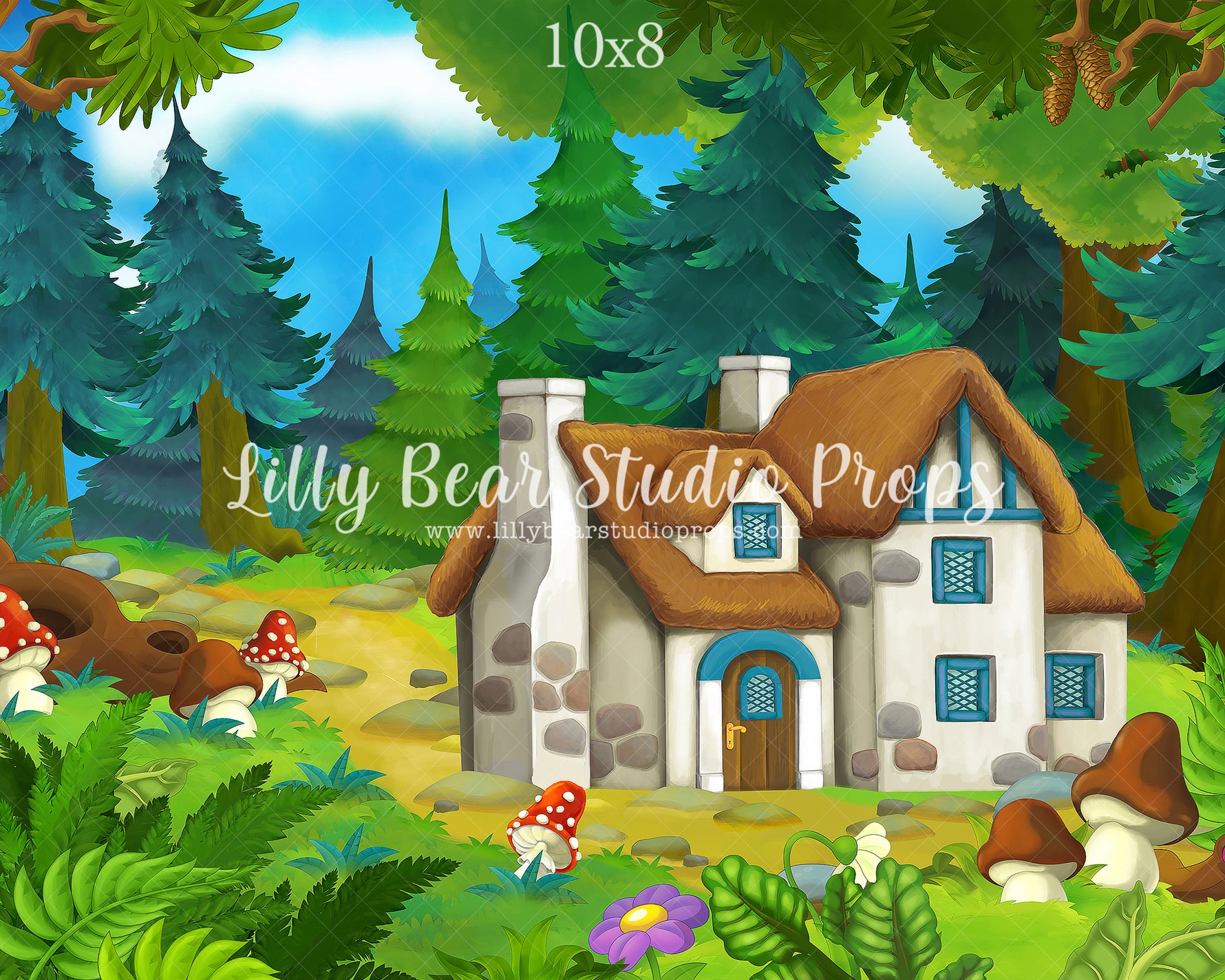Snow's Cottage by Lilly Bear Studio Props sold by Lilly Bear Studio Props, cottage - disney - disney princess - fantasy