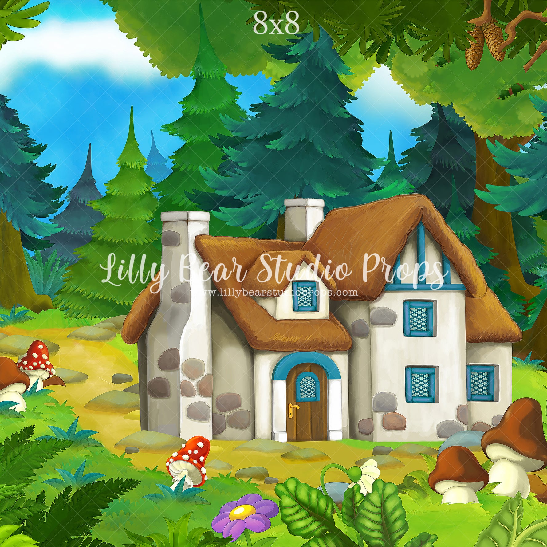 Snow's Cottage by Lilly Bear Studio Props sold by Lilly Bear Studio Props, cottage - disney - disney princess - fantasy