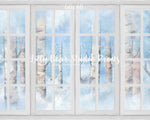 Snowy Birch Window by Jessica Ruth Photography sold by Lilly Bear Studio Props, birch - birch trees - castle - fantasy