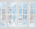 Snowy Birch Window by Jessica Ruth Photography sold by Lilly Bear Studio Props, birch - birch trees - castle - fantasy