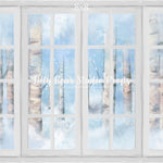 Snowy Birch Window by Jessica Ruth Photography sold by Lilly Bear Studio Props, birch - birch trees - castle - fantasy
