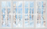 Snowy Birch Window by Jessica Ruth Photography sold by Lilly Bear Studio Props, birch - birch trees - castle - fantasy