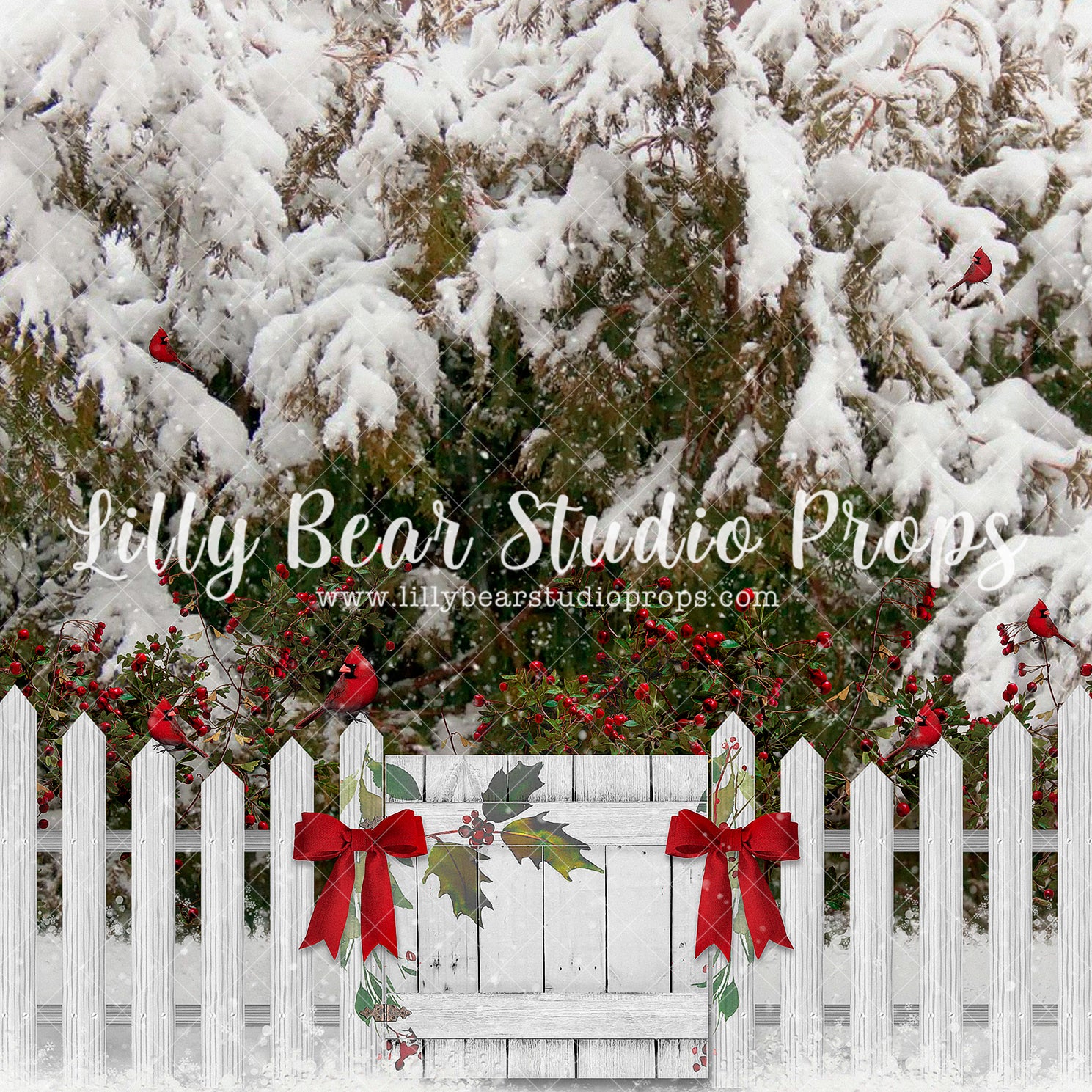 Snowy Christmas Cardinals - Lilly Bear Studio Props, animals, autumn forest, dark forest, enchanted forest, Fabric, FABRICS, fall forest, forest, forest animals, forest entry, forest floor, forest friends, forest painting, fox, green forest, into the wild, lanterns, little wild one, misty forest, moon, moonlight, moonlight forest, night forest, nighttime, owl, pine forest, pine tree, pine tree forest, pine trees, raccoon, where the wild things are, wild, wild animal, wild one, wild things, woodland forest