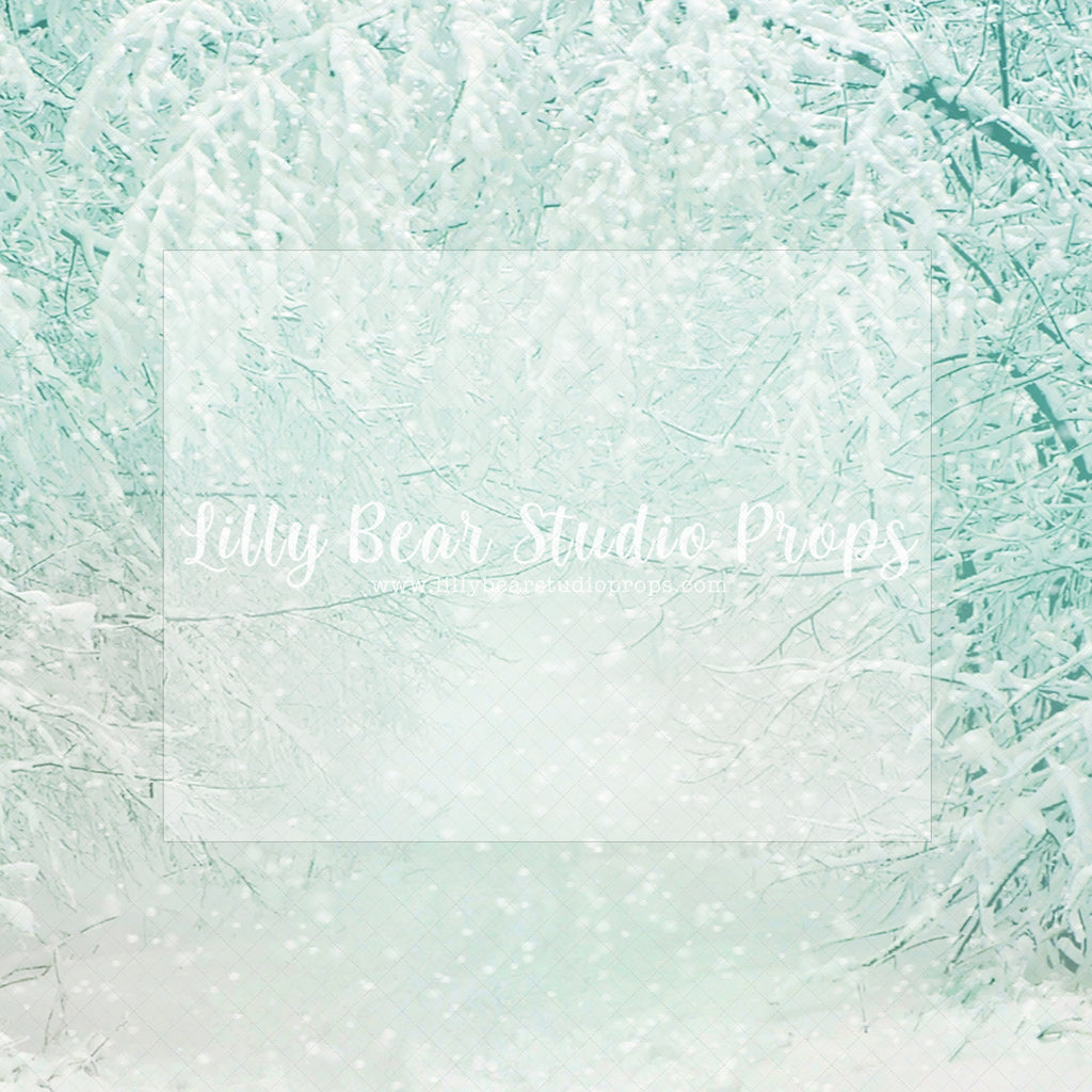 Snowy Tree Archway - Lilly Bear Studio Props, christmas, Cozy, Decorated, Festive, Giving, Holiday, Holy, Hopeful, Joyful, Merry, Peaceful, Peacful, Red & Green, Seasonal, Winter, Xmas, Yuletide