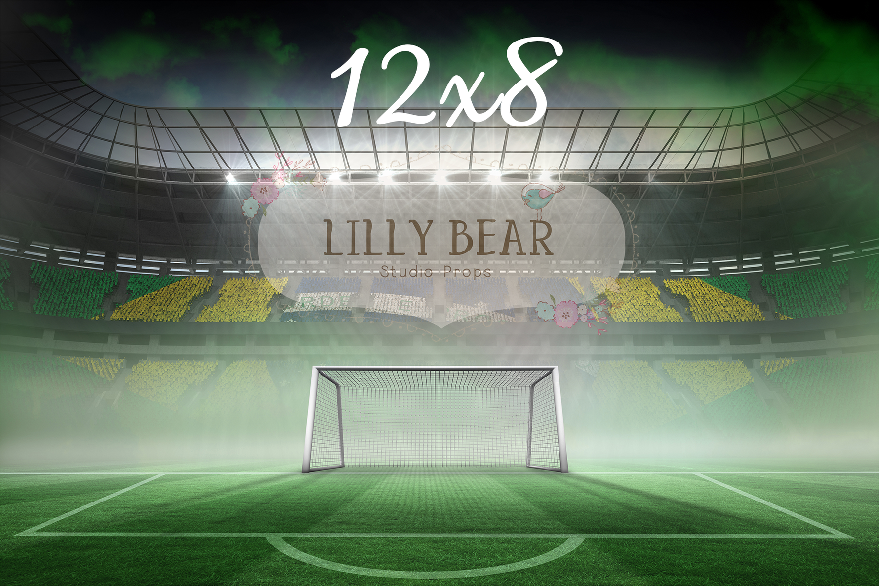 Just For Kicks by Lilly Bear Studio Props sold by Lilly Bear Studio Props, FABRICS - soccer - soccer field - sports