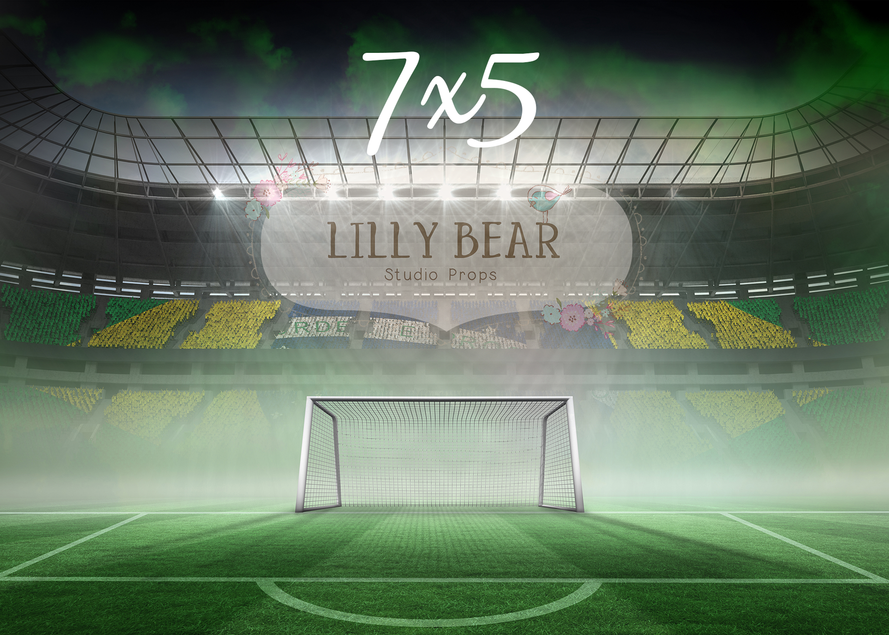 Just For Kicks by Lilly Bear Studio Props sold by Lilly Bear Studio Props, FABRICS - soccer - soccer field - sports