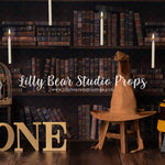 Sorting Hat by Amber Costa Photography sold by Lilly Bear Studio Props, books - clouds - floating candles - globe - har