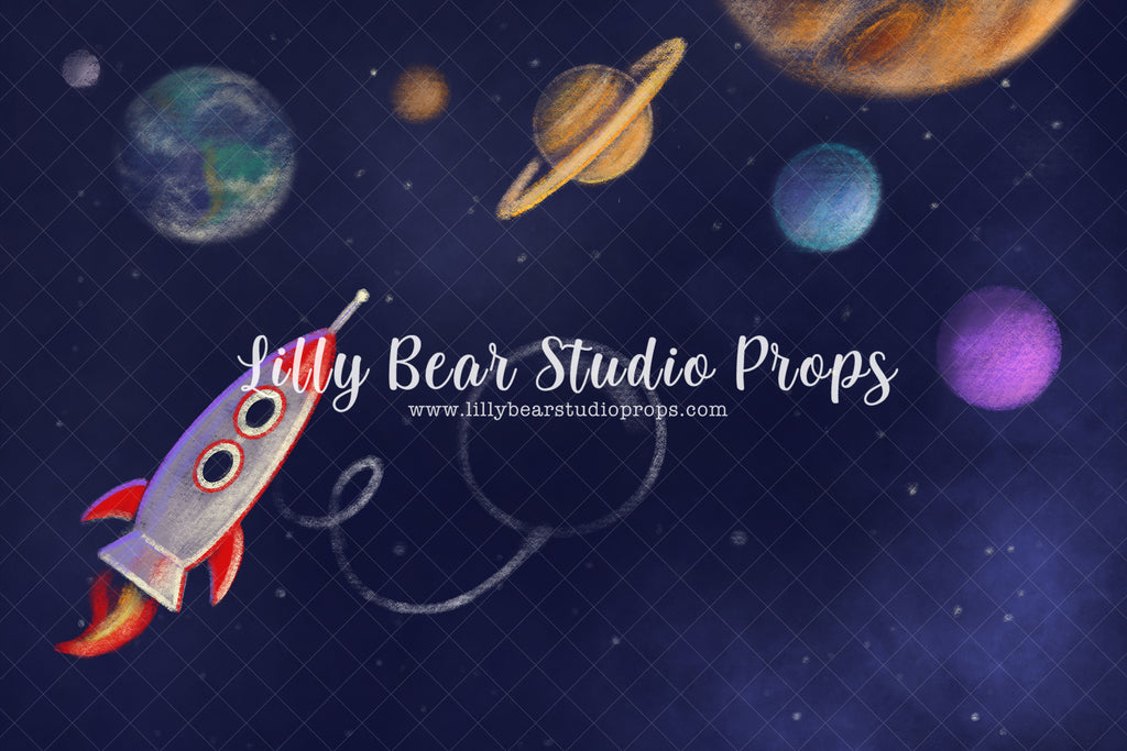 Space Bubble - Lilly Bear Studio Props, blue sky, blue stars, earth, galaxy sky, little stars, moon, night sky, planet, planetarium, planets, pluto, saturn, shimmer stars, sky, starry sky, uranus, venus