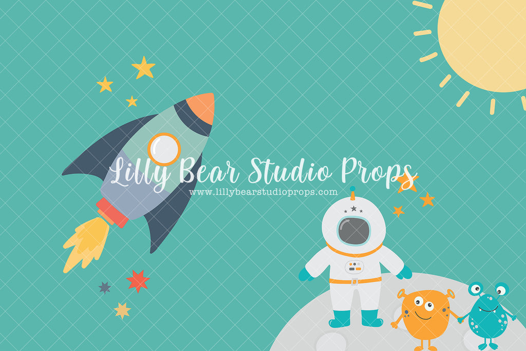 Rocketeal - Lilly Bear Studio Props, astronaut, galaxy space, moon, space