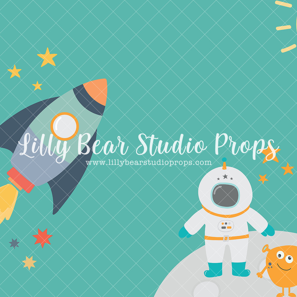 Rocketeal - Lilly Bear Studio Props, astronaut, galaxy space, moon, space