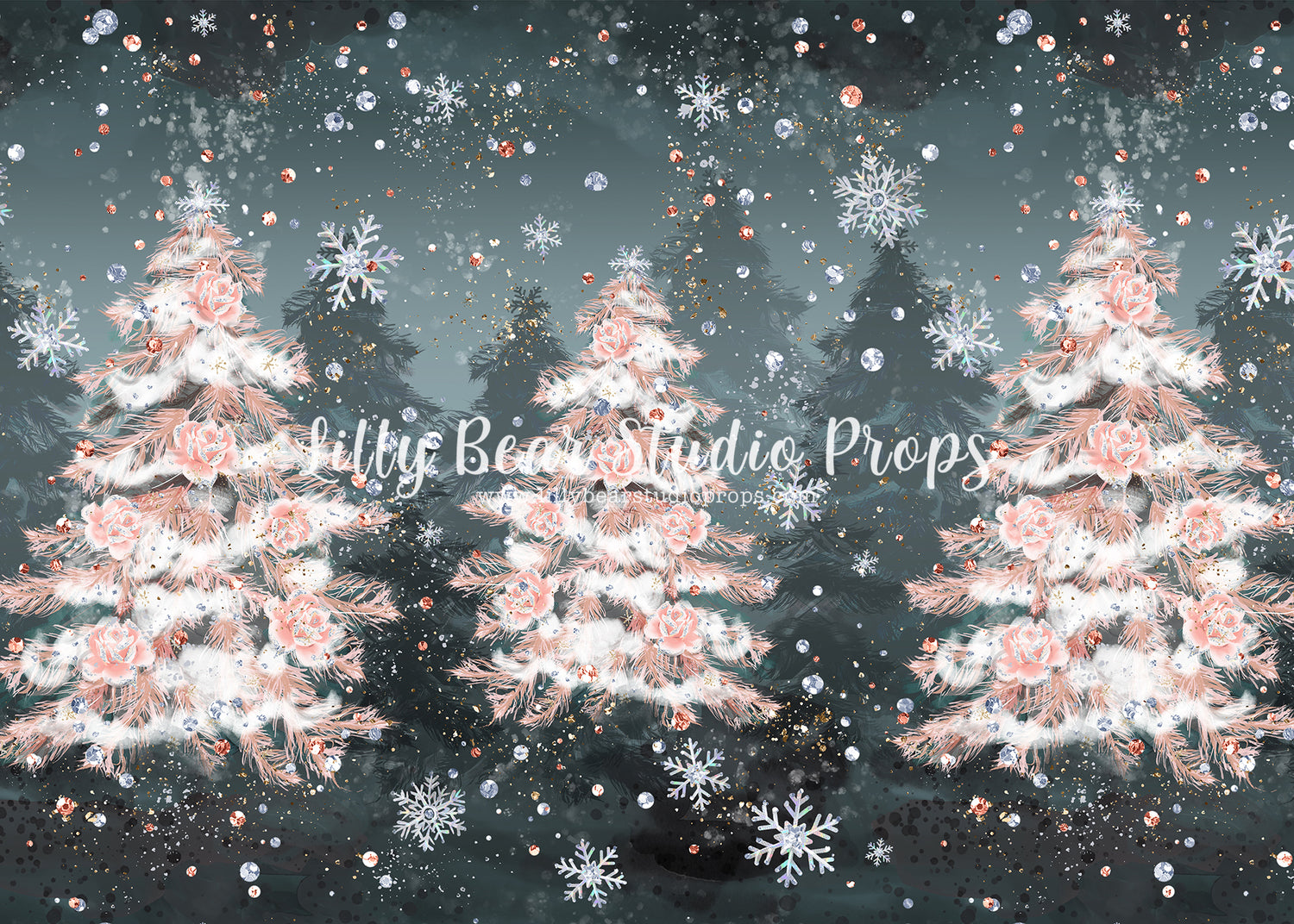Sparkle Christmas Trees by Lilly Bear Studio Props sold by Lilly Bear Studio Props, christas snow - christmas - christm